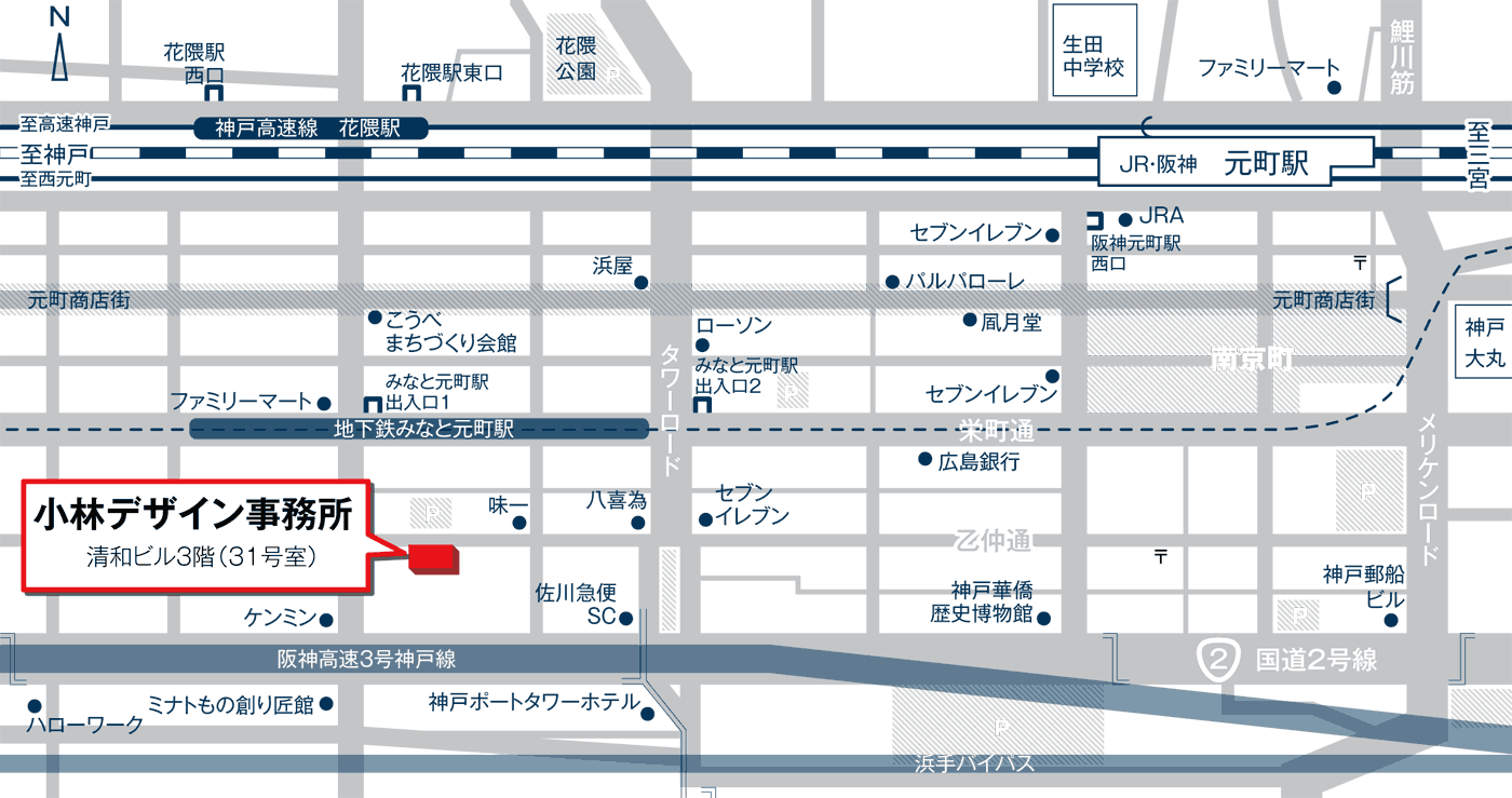小林デザイン事務所の地図